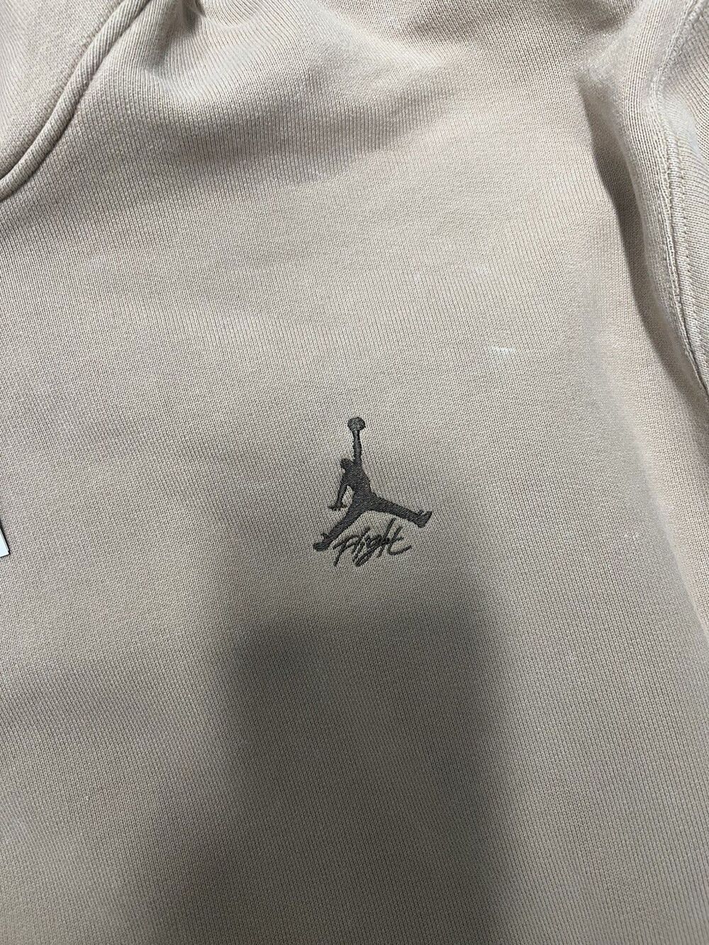 Nike Jordan Flight Heritage Hoodie Desert/Gold DV7561-277 Men Pullover Sz L NWT - Picture 6 of 10